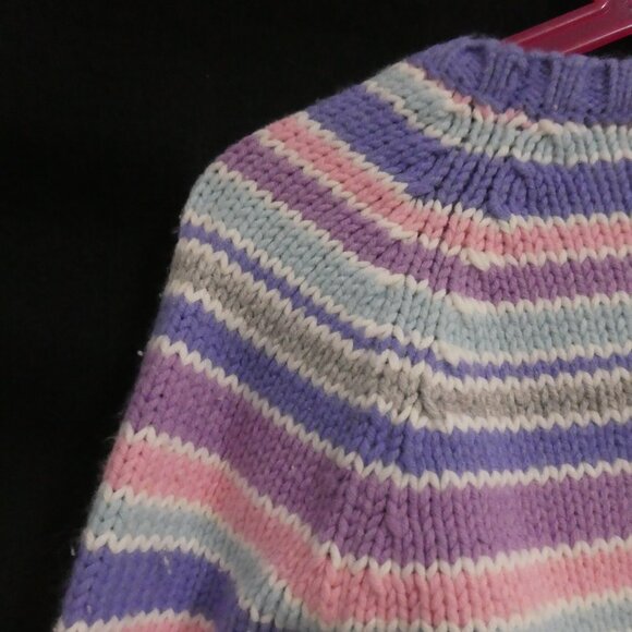 Y2K - OLD NAVY - Baby | 3T | Pastel Striped Knit Sweater - Picture 10 of 16